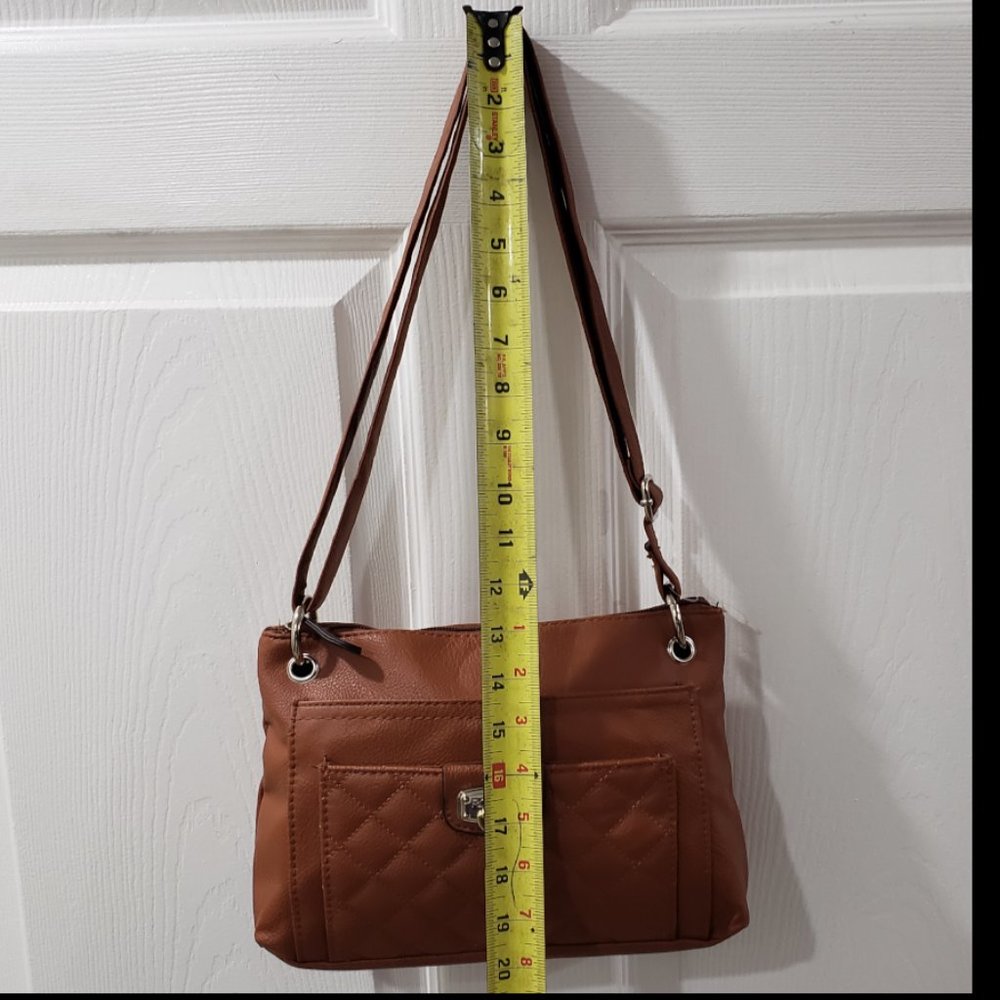Crossbody bag, Rosetti Triple Play Roxanne Cognac - Picture 2 of 12